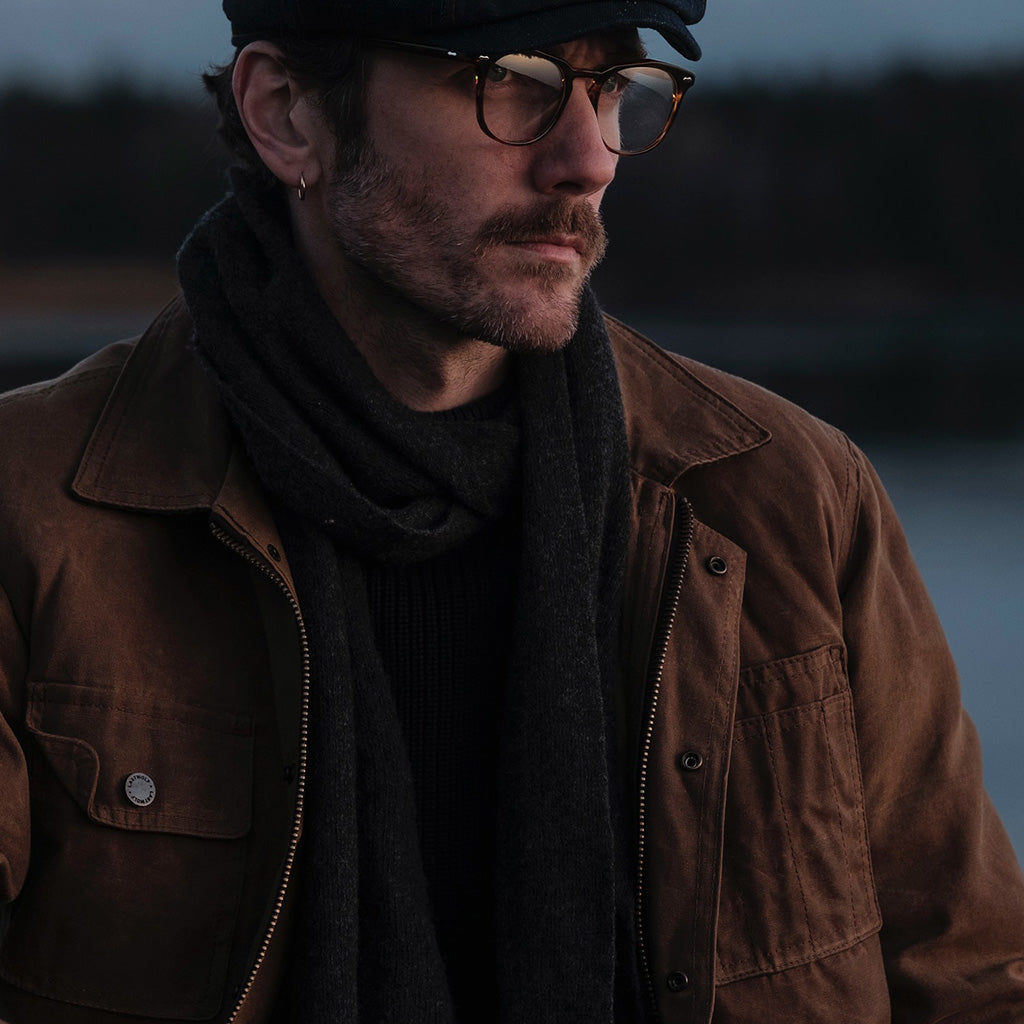 RANGER WAX CANVAS WORK JACKET - NUTMEG