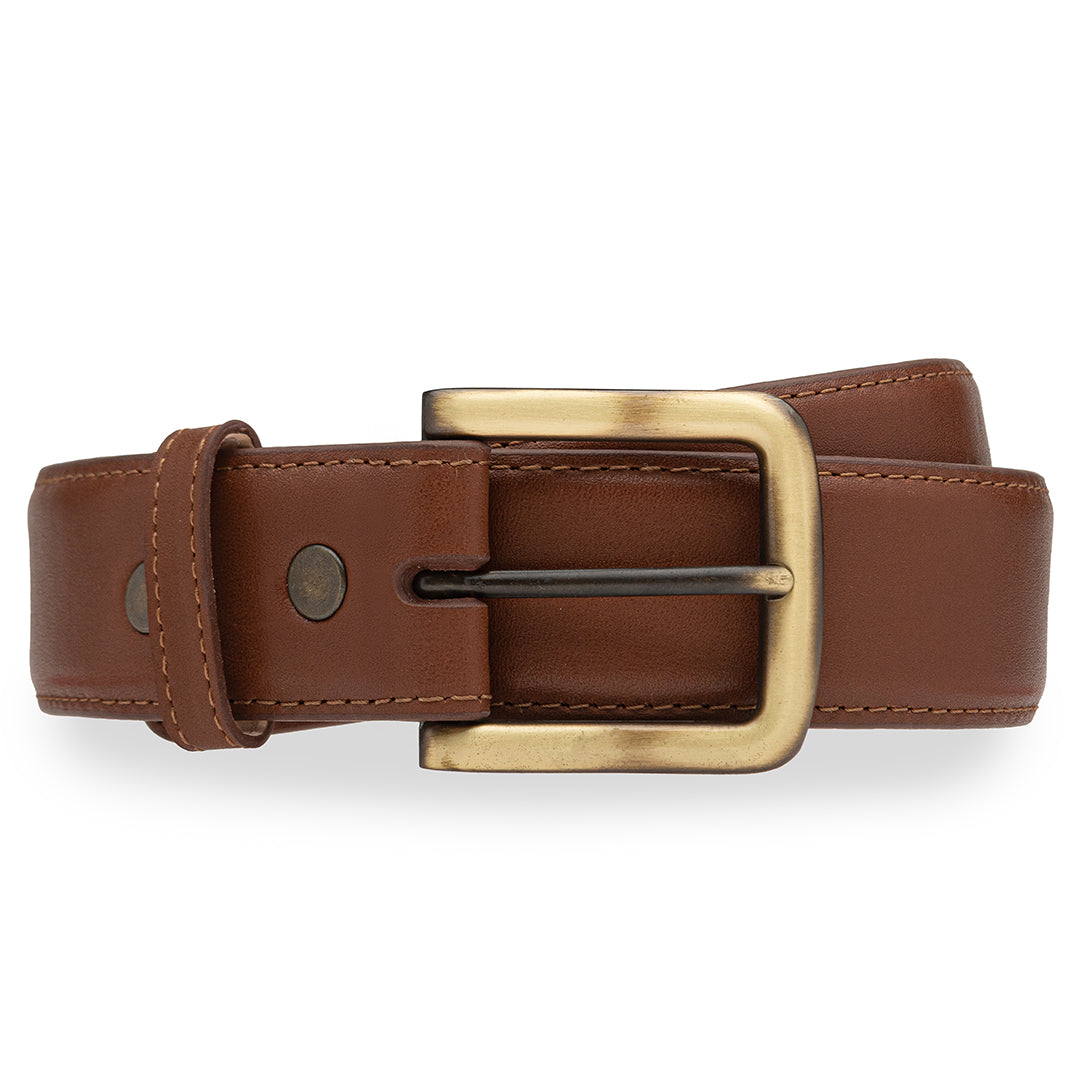 SIERRA COWHIDE BELT - Brown