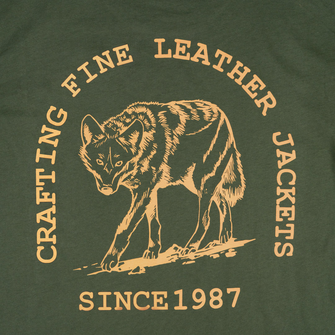 SINCE 1987 TEE SHIRT-OLIVE GREEN