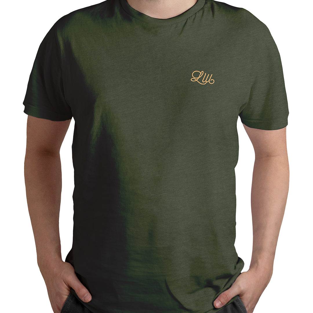 SINCE 1987 TEE SHIRT-OLIVE GREEN