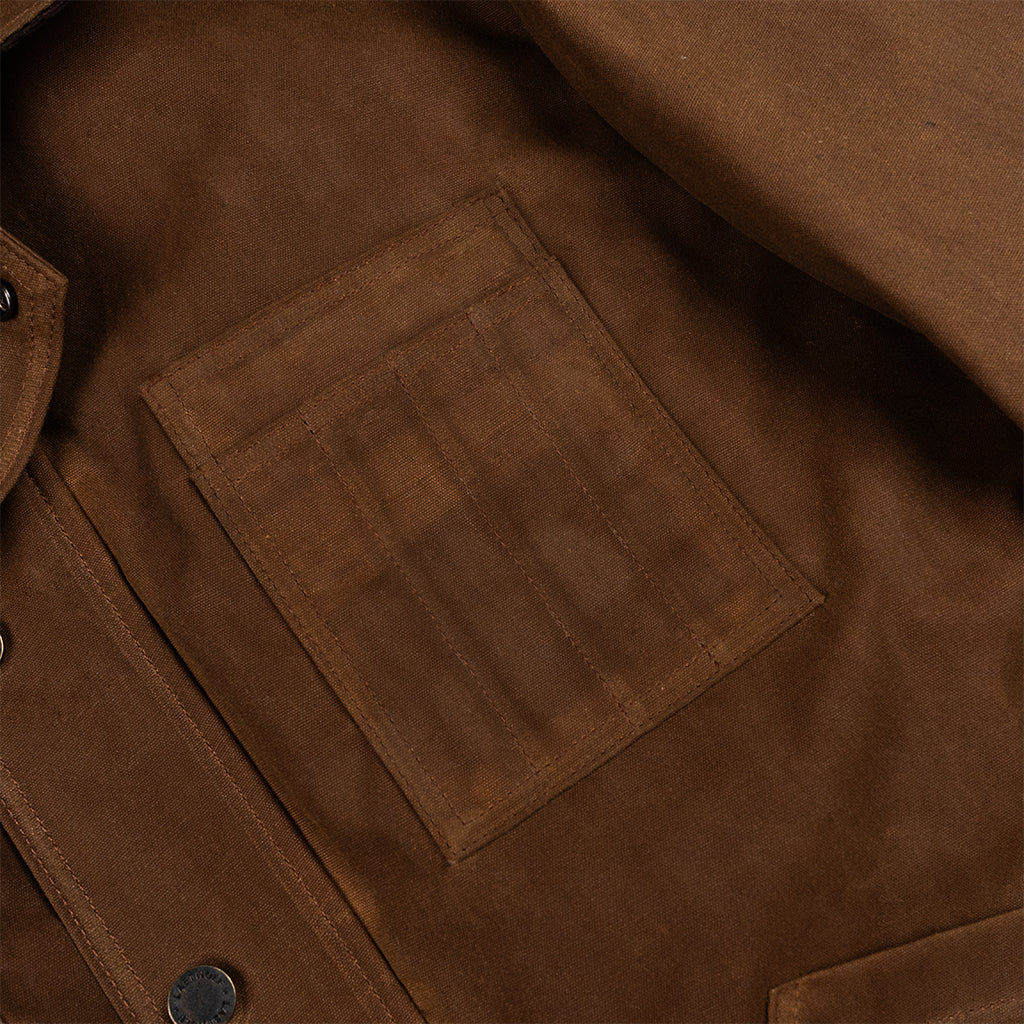 RANGER WAX CANVAS WORK JACKET - NUTMEG