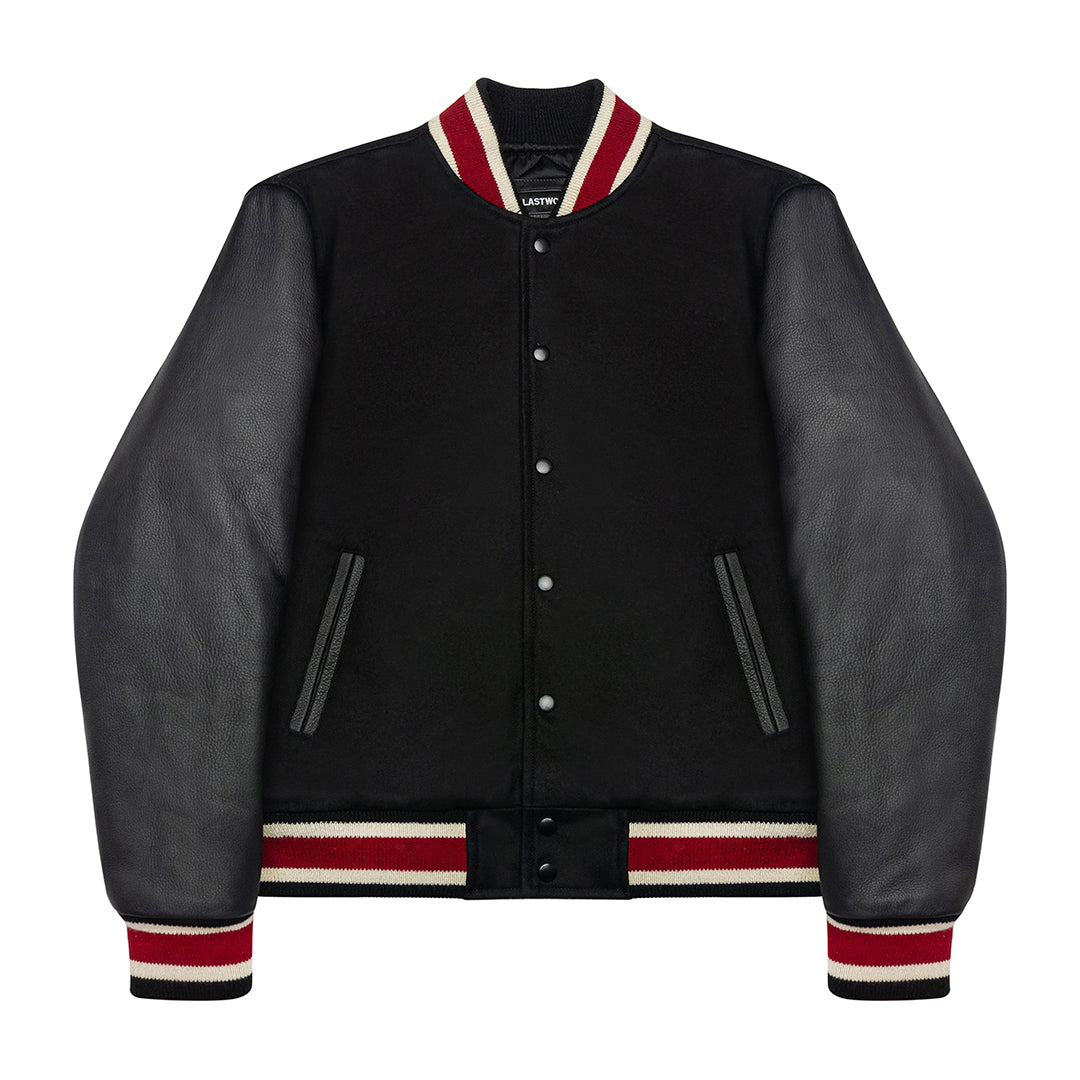 WOLFDEN VARSITY JACKET – CRIMSON NIGHT