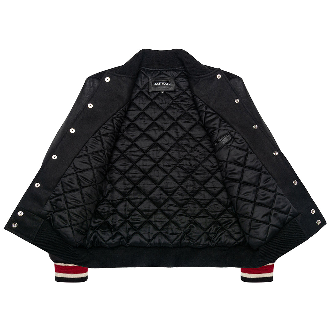 WOLFDEN VARSITY JACKET – CRIMSON NIGHT