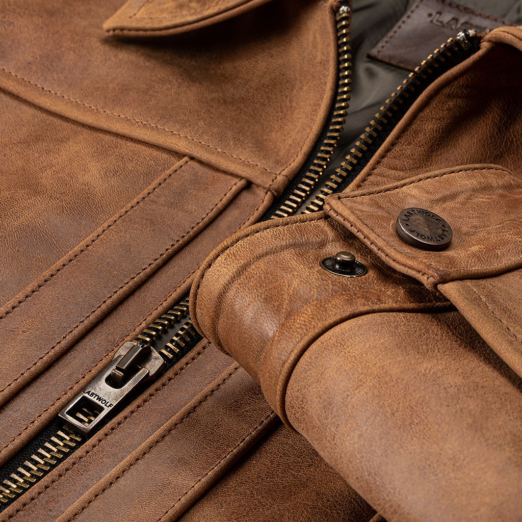 Yellowstone Work Leather Jacket | Lastwolf Lastwolf – Apparel LLC