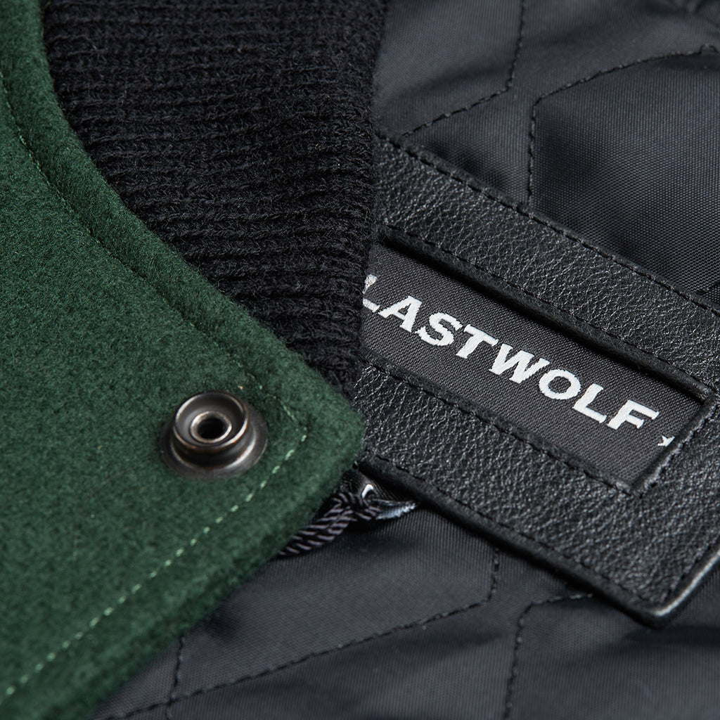 Pine Varsity Jacket - Green  Lastwolf – Lastwolf Apparel LLC