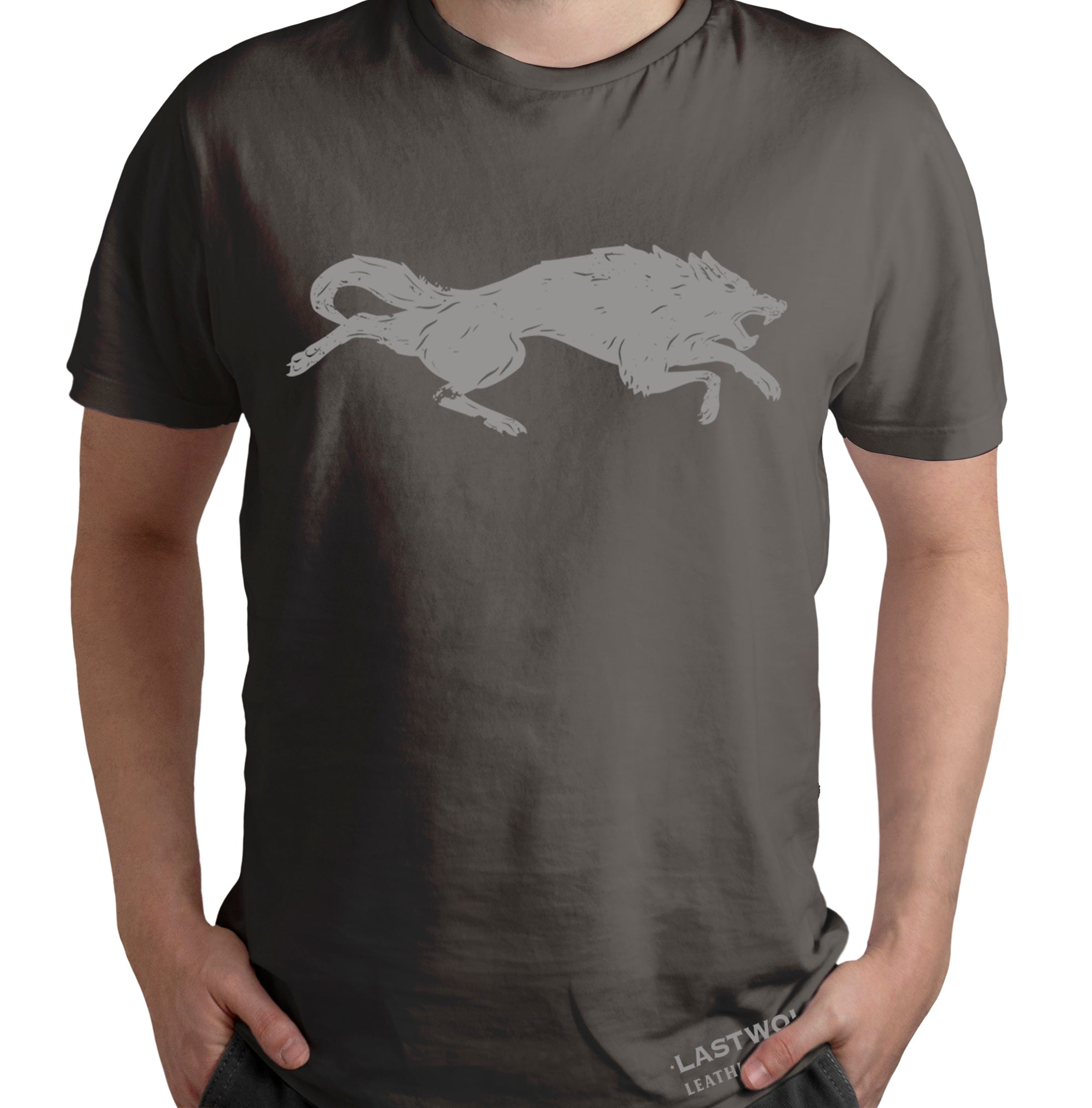 THE WOLF TEE - GRAY